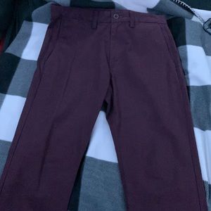 Burgundy Pants for Men